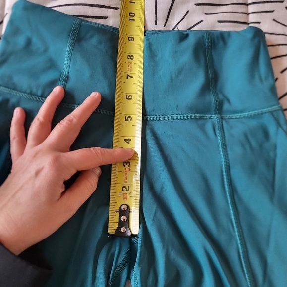 VGUC Athleta Lightening 7/8 Tight Bullard Teal Green Xsmall - Picture 11 of 16